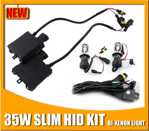 Slim h4 hi/lo beam 4300k 6000k 8000k 10000k 12000k  xenon hid conversion kit us