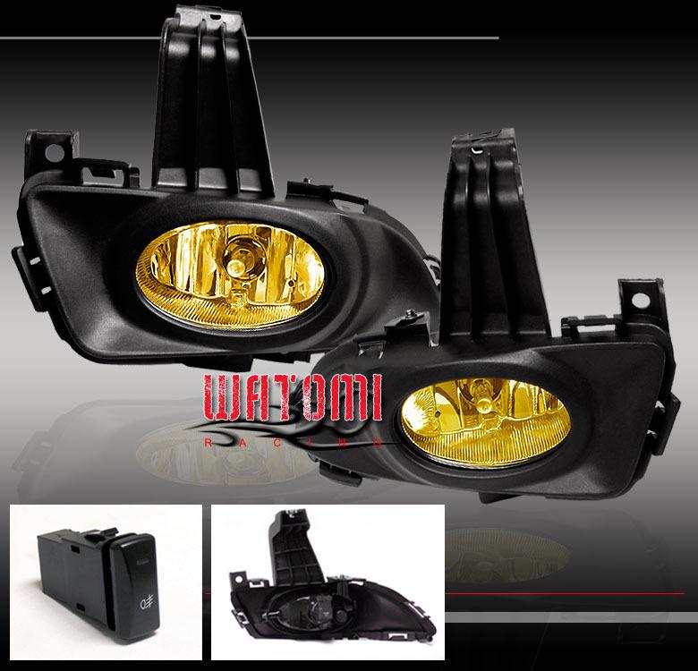 04-06 mazda 3 mazda3 4dr sedan jdm fog lights yellow 05