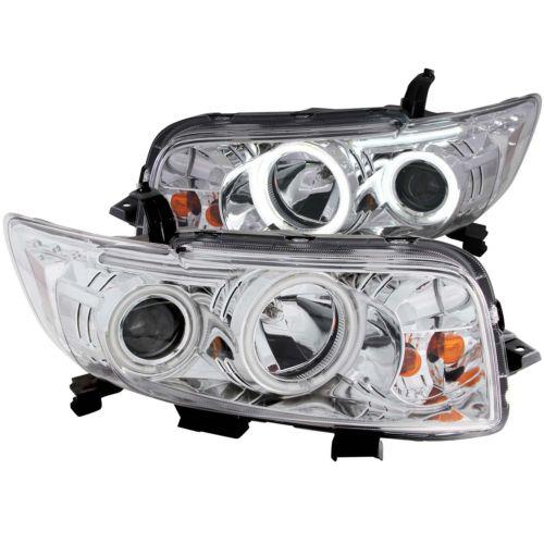 Anzo headlights projector halo with chrome housing for 2008-2009 scion xb 121279
