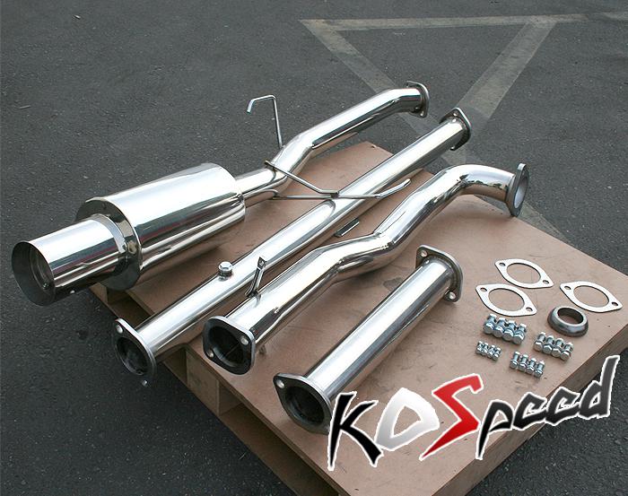 Stainless steel 3" turbo back catback turboback exhaust system mit evo viii/ix