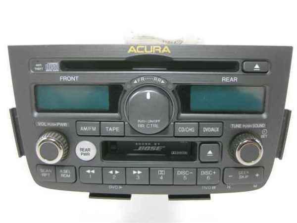 03 04 acura mdx bose 6 disc cd cassette player radio