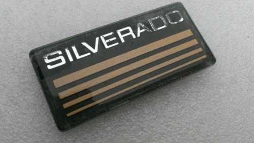 Ready to install chevrolet silverado  emblem nameplate badge logo