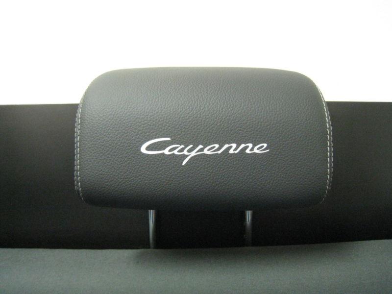 Headrest badge decal sticker *cayenne* 4-pcs