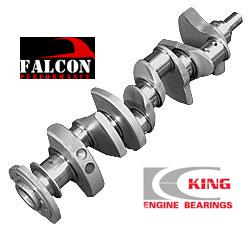 Eagle 4340 crank chevy 350 421 4.125 + king brgs 2p