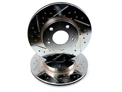 Obx drilled slotted brake rotor set 95-99 maxima