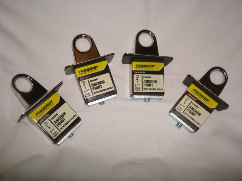 Lot of 4 progrip pickup truck anchor point 810101 chrome new