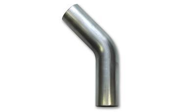 Vibrant exhaust tubing mandrel bend 2.50" dia 45 deg stainless 3.5" bend radius