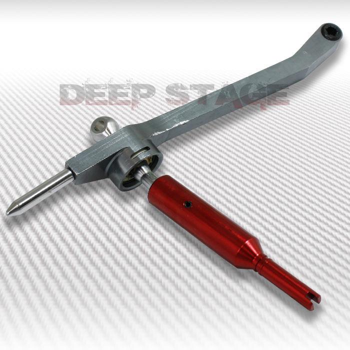 Billet aluminum manual quick short throw shifter 95-00 bmw e36 m3 6-speed red