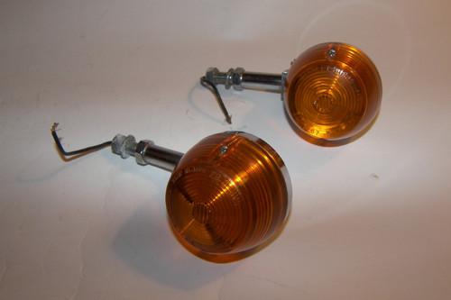 Oem honda 1974 cb550 original front turn signals - left & right