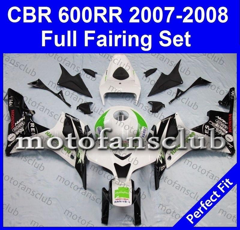 Fit honda cbr600rr 07 08 cbr 600 rr 2007 2008 fairing kit bodywork #09 c