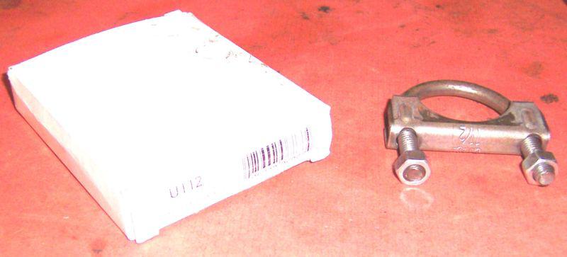 Exhaust system parts clamp size 1 1/2" part number u112 nos fast free shipping