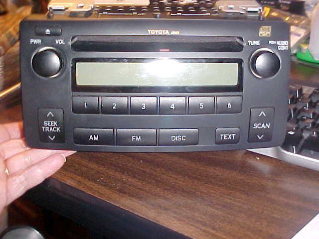 Toyota corolla cd player radio 05 06 07 08 disc stereo a51813 86120-02430!