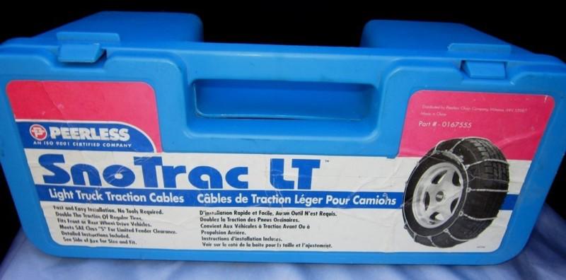 Peerless snotrac lt light truck traction cable set new part #0167555