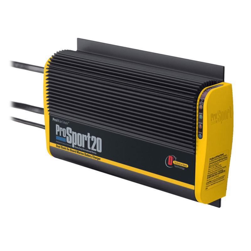 Promariner prosport 20 gen 2  hd 12/24 volt battery charger - 20 amp - 2 bank