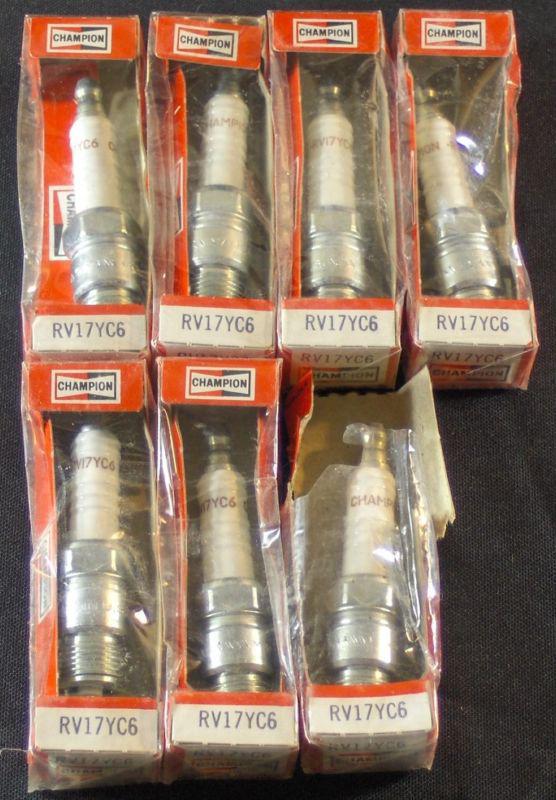 7 champion rv17yc6 copper plus resistor #37 spark plugs