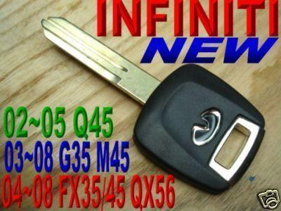 Infiniti new virgin never been used chip immobilizer transponder ignition key