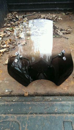 Harley, honda, yamaha, suzuki, memphis shades windshield complete. nice