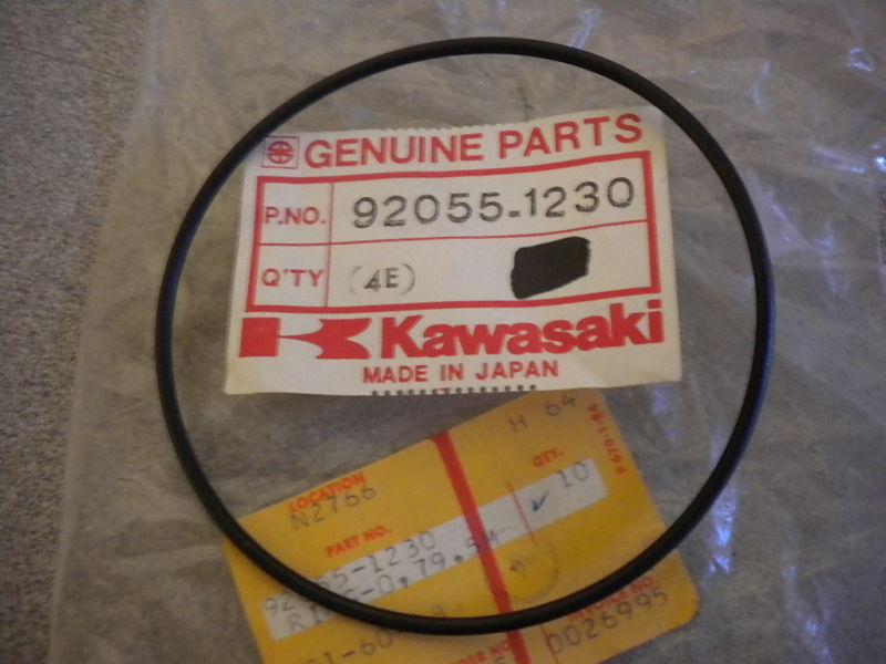 Nos kawasaki oem front bevel gear o ring 79.5mm 84-86 zx900 92055-1230