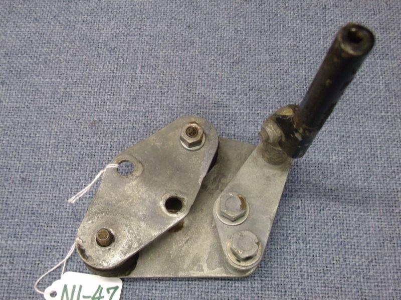 Norton 750 commando passenger footpeg and exhaust mounting bracket (rh side)