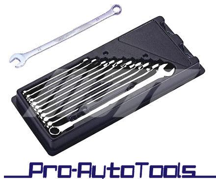 10pcs extra long combination wrench set  10mm - 19mm
