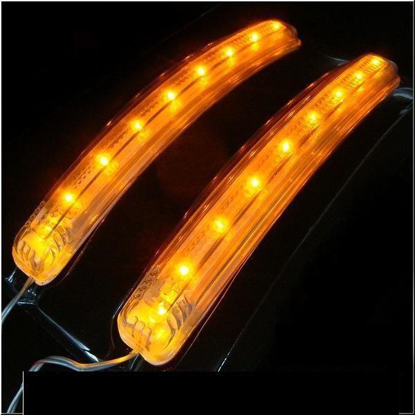 Car turn signal mirror led light yellow light 12v indicator