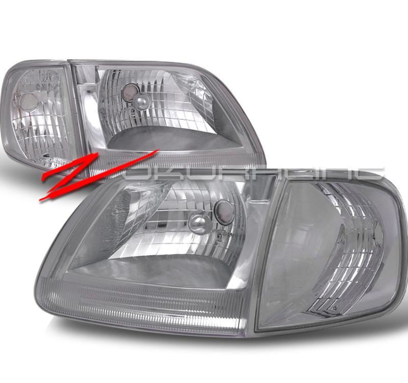 97-03 ford f150 expedition head lights+signal corner 4p