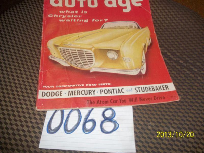 1956 june  auto age magazine -color and mostly black and white