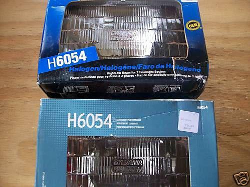 2~ sylvania halogen high / low beam headlights h6054