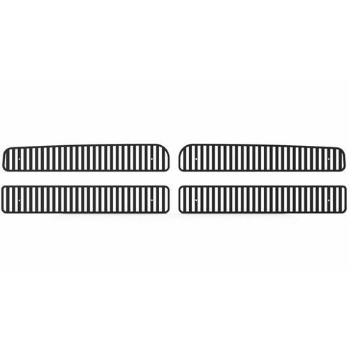 Dodge ram 94-02 vertical billet black powdercoat grill insert trim cover