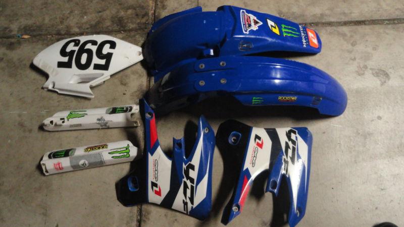 2003 yamaha yz450f yz 450 plastics panels shrouds fenders guards p1