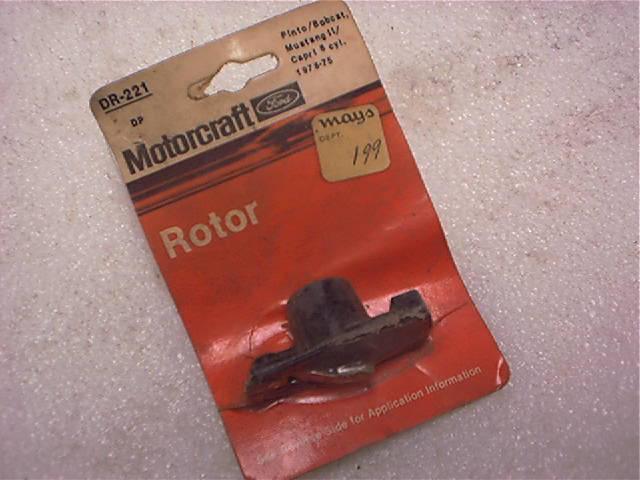 Vintage nos motorcraft dr-221 rotor 6 cyl 75-76 pinto bobcat mustang ii 