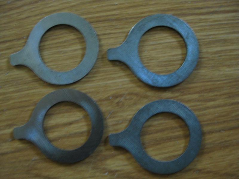 4 vintage nos harley davidson motorcycle main shaft thrust washers ~ # 35351-52