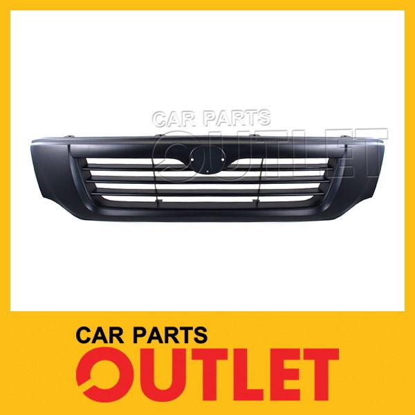 98 99 00 mazda b-series truck frame grille painted flat black bar insert plastic