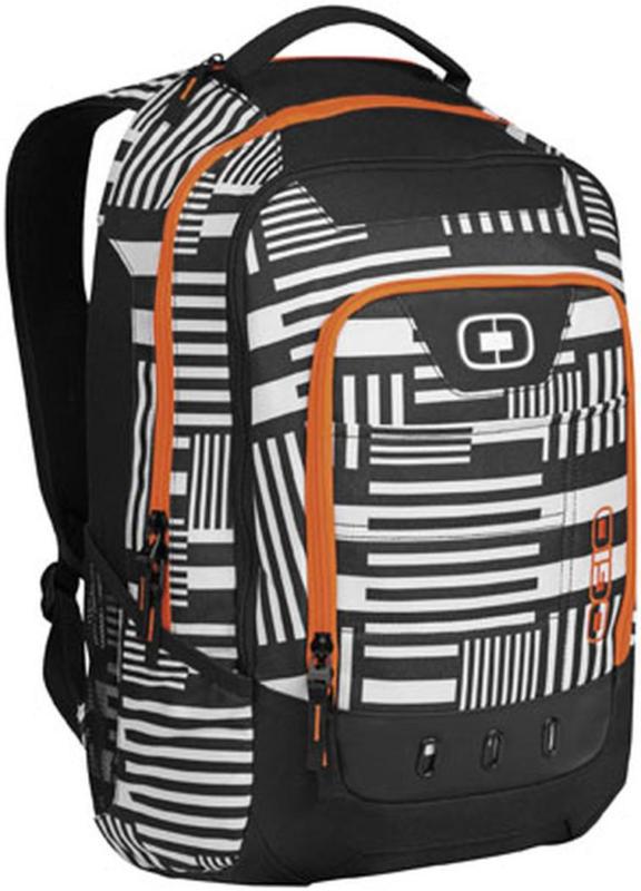 Ogio operative(most 17in laptop)gear bag,evolve black/orange,1700cu in/19x13x7.5