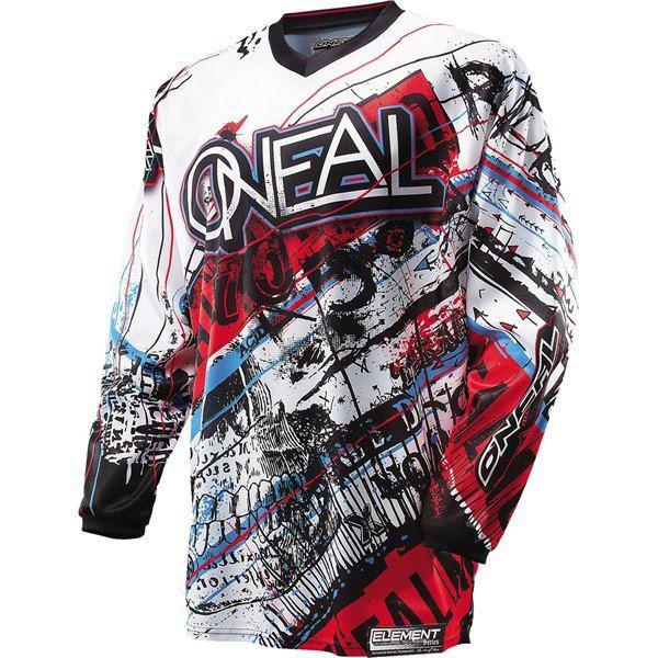 Blue/red xxl o'neal racing element acid jersey 2014 model