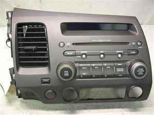 06-08 honda civic radio receiver am fm cd oem