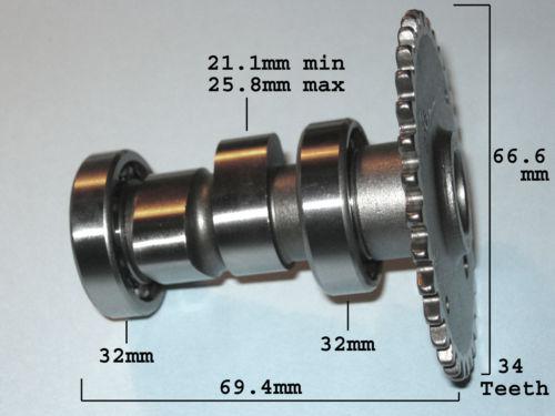 Gy6 scooter 50cc camshaft                          ch01