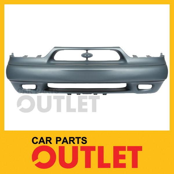 98 windstar lx gl front bumper primed black plastic smooth facial cover w/o ltd