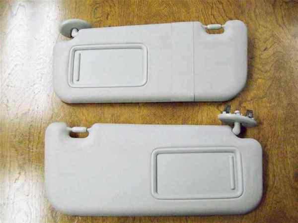 09 10 2010 toyota corolla sun visor pair gray oem lkq