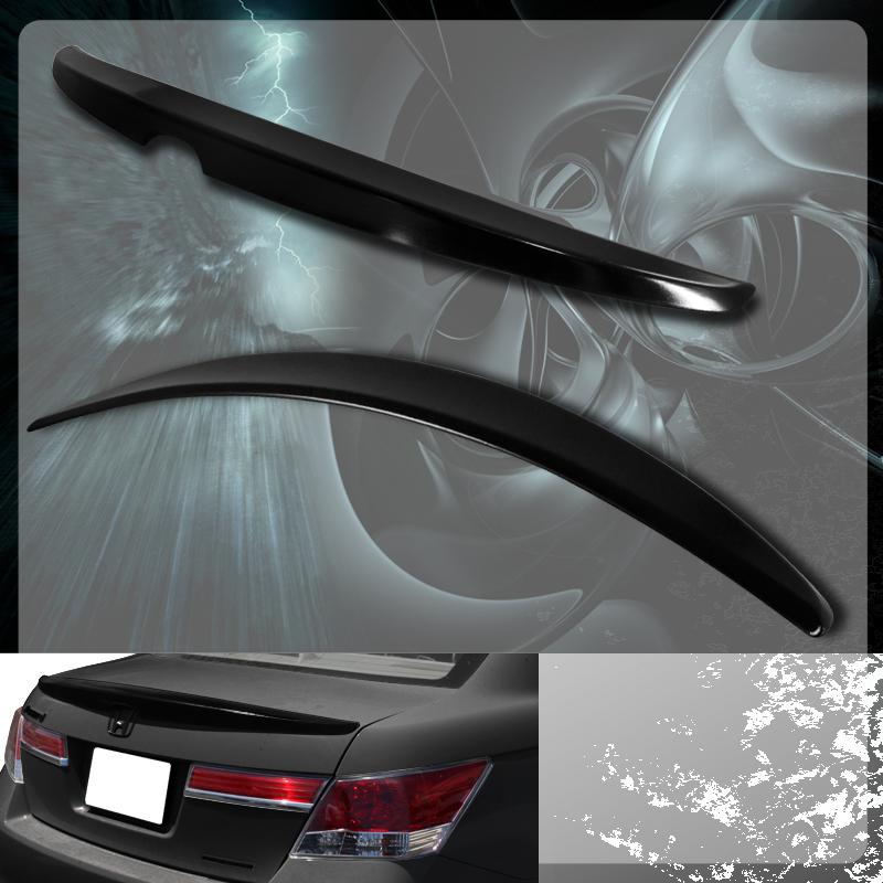 08-12 accord sedan jdm lightweight abs plastic rear trunk tail lid spoiler lip