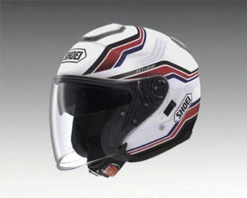 Shoei j-cruise stold sutorudo tc-10 white red s 55cm helmet free shipping japan