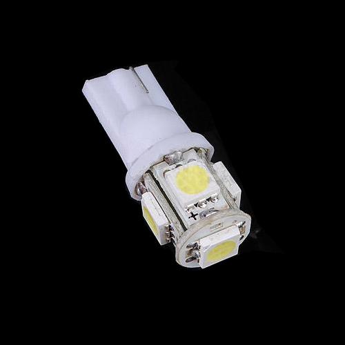 50x t10 5050 w5w 5 smd 194 168 led white car side wedge tail light lamp bulb cb