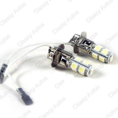 2x h3 9-led 5050 smd auto fog light bulb super white 12v high beam high quality