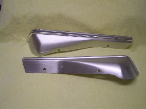 1968-71 lincoln mark iii-rear arm rest alum trim both sides used very nice