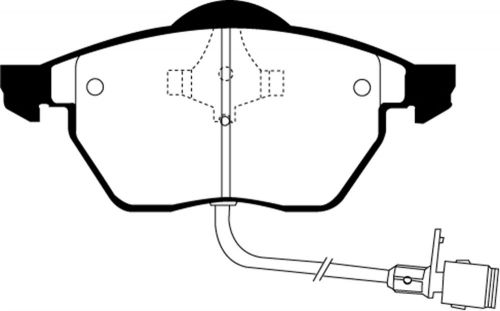 Ebc brakes dp2836 ebc greenstuff 2000 series sport brake pads