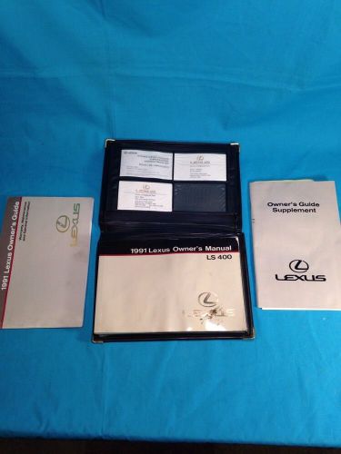 1991 lexus ls400 ls 400 factory original owner&#039;s owners user manual