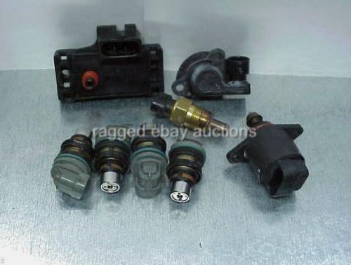 1996 buick century 2.2 fuel injectors &amp; 4pc sensor set