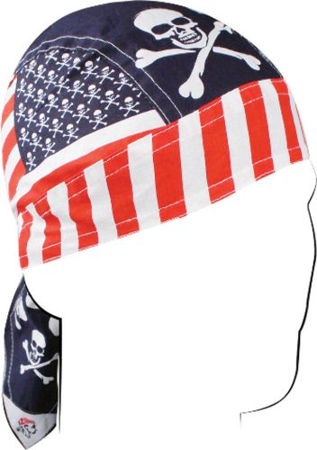 Zanheadgear flydanna patriotic skull - z537