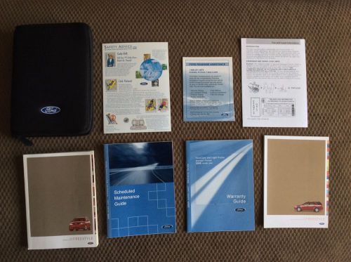 2005 ford freestyle owners manual set w/ford case-fast free shipping!