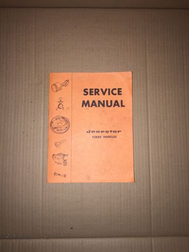 Jeepster and jeepster commando service manual